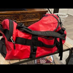 North face base camp duffel- medium, red.